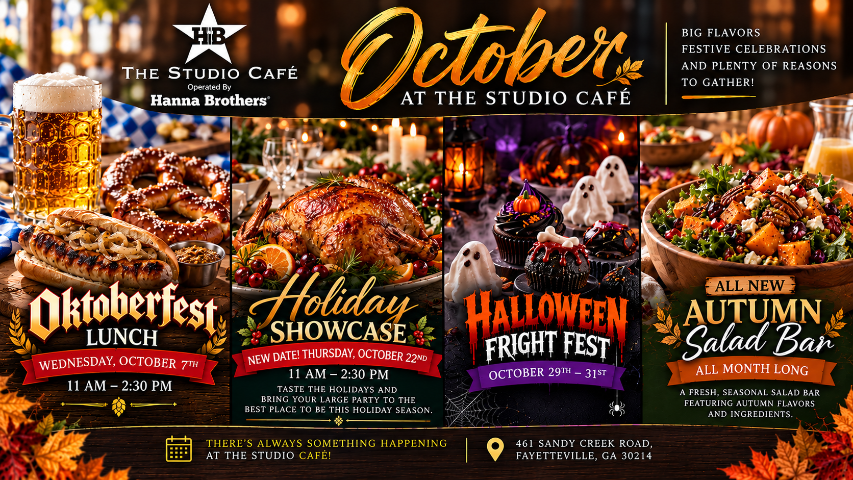 UPCOMING OCTOBER EVENTS